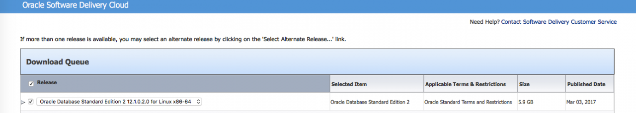 How to download Oracle 12c Standard Edition - 12.1.0.2 and 12.2.0.1