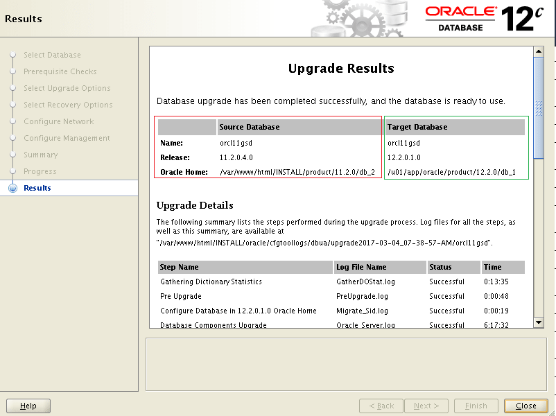 Rapid Upgrade 11.2.0.4 Standard Edition to 12.2.0.1 Standard Edition