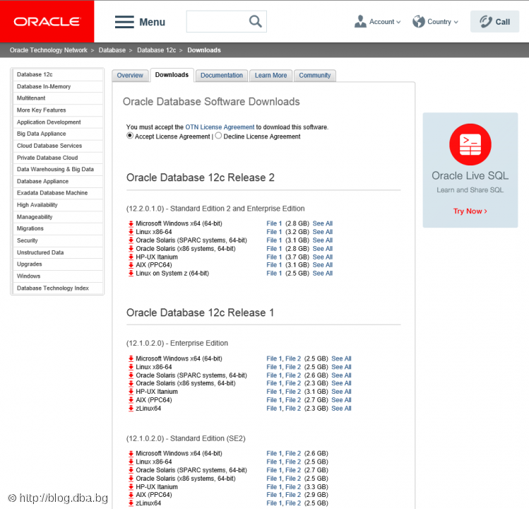 Oracle Database 12c Release 2 Enterprise Edition - Software installation ( Oracle Home ) and CDB with PDB Creation in silent mode