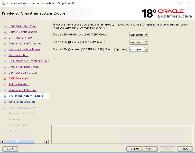 Oracle Grid Infrastructure 18c installation and patching on Linux - step by step